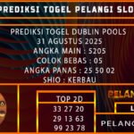 PREDIKSI TOGEL DUBLIN POOLS 31 AGUSTUS 2025