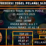 PREDIKSI TOGEL DUBLIN POOLS 25 AGUSTUS 2025