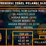 PREDIKSI TOGEL NEW GUINEA POOLS 24 AGUSTUS 2025
