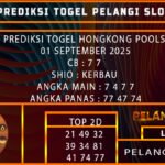PREDIKSI TOGEL HONGKONG POOLS 01 SEPTEMBER 2025