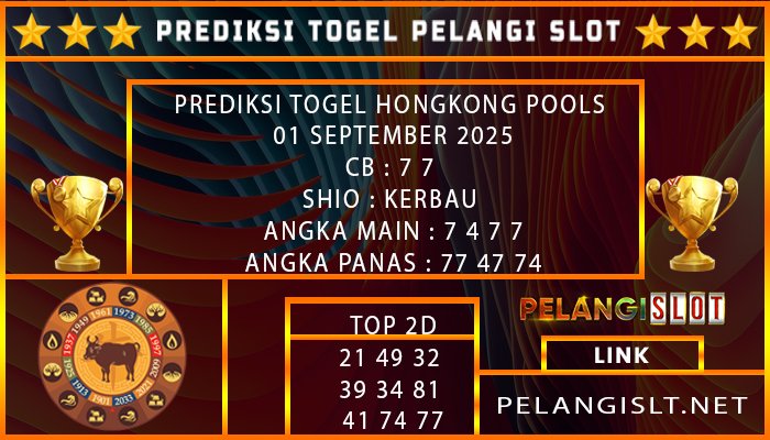 PREDIKSI TOGEL HONGKONG POOLS 01 SEPTEMBER 2025