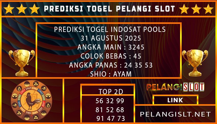 PREDIKSI TOGEL INDOSAT POOLS 31 AGUSTUS 2025