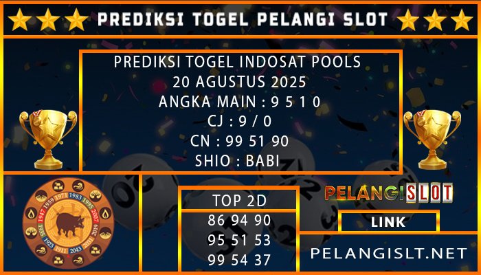 PREDIKSI TOGEL INDOSAT POOLS 20 AGUSTUS 2025