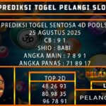 PREDIKSI TOGEL SENTOSA 4D 26 AGUSTUS 2025