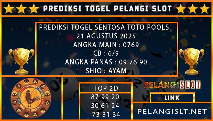 PREDIKSI TOGEL SENTOSA TOTO POOLS 21 AGUSTUS 2025