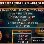 PREDIKSI TOGEL SENTOSA TOTO POOLS 28 AGUSTUS 2025