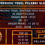 PREDIKSI TOGEL SENTOSA TOTO POOLS 30 AGUSTUS 2025