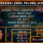 PREDIKSI TOGEL SINGAPORE POOLS 27 AGUST 2025