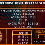 PREDIKSI TOGEL SINGAPORE POOLS 31 AGUSTUS 2025