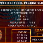 PREDIKSI TOGEL SINGAPORE POOLS 01 SEPTEMBER 2025