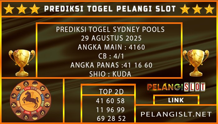 PREDIKSI TOGEL SYDNEY POOLS 30 AGUSTUS 2025