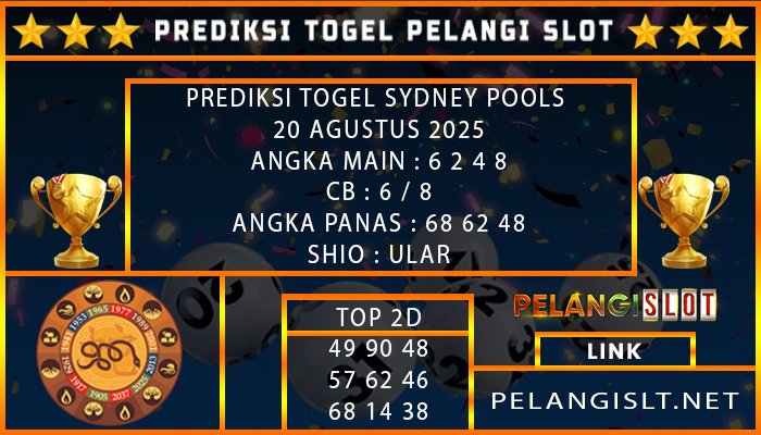 PREDIKSI TOGEL SYDNEY POOLS 20 AGUSTUS 2025