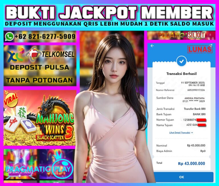 BUKTI JACKPOT PRAGMATIC 11/SEPTEMBER/2025