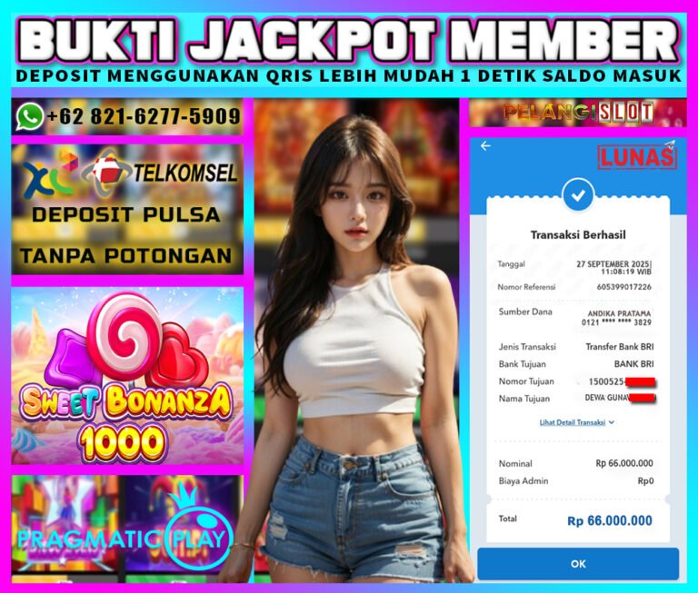 BUKTI JACKPOT PRAGMATIC 27/SEPTEMBER/2025
