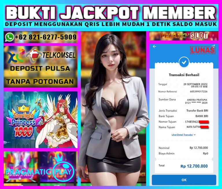 BUKTI JACKPOT PRAGMATIC 29/SEPTEMBER/2025