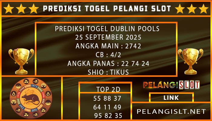 PREDIKSI DUBLIN POOLS 25/SEPTEMBER/2025