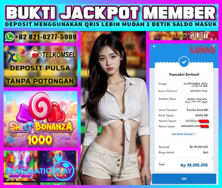BUKTI JACKPOT PRAGMATIC 22/SEPTEMBER/2025