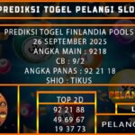 PREDIKSI TOGEL FINLANDIA POOLS 26 SEPTEMBER 2025