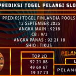 PREDIKSI TOGEL FINLANDIA POOLS 12 SEPTEMBER 2025