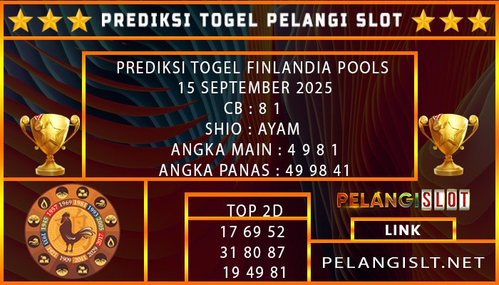 PREDIKSI TOGEL FINLANDIA POOLS 15 SEPTEMBER 2025