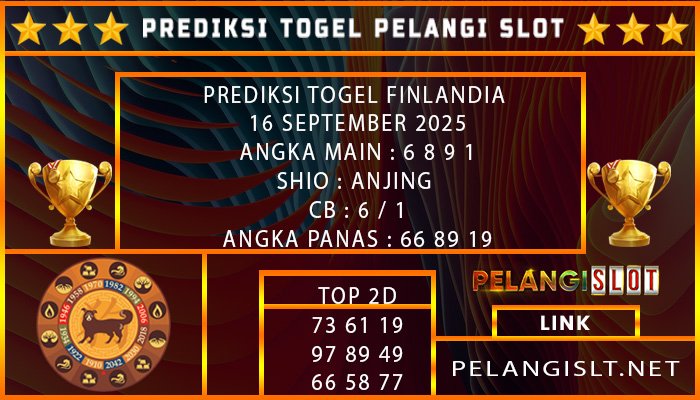 PREDIKSI TOGEL FINLANDIA 16 SEPTEMBER 2025