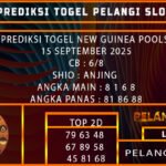 PREDIKSI TOGEL NEW GUINEA POOLS 15 SEPTEMBER 2025