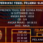 PREDIKSI TOGEL NEW GUINEA POOLS 18 SEPTEMBER 2025