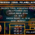 PREDIKSI TOGEL HONGKONG POOLS 20 SEPTEMBER 2025
