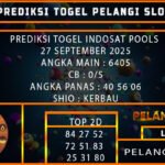 PREDIKSI TOGEL INDOSAT POOLS 27 SEPTEMBER 2025