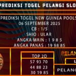 PREDIKSI TOGEL NEW GUINEA