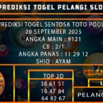 PREDIKSI TOGEL SENTOSA TOTO POOLS 20 SEPTEMBER 2025