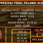 PREDIKSI SINGAPORE POOLS 25/SEPTEMBER/2025