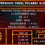 PREDIKSI TOGEL SINGAPORE POOLS 15 SEPTEMBER 2025