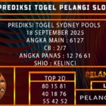 PREDIKSI TOGEL SYDNEY POOLS 18 SEPTEMBER 2025
