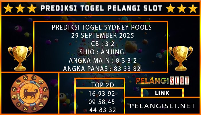 PREDIKSI TOGEL SYDNEY POOLS 29 SEPTEMBER 2025