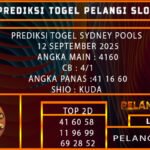 PREDIKSI TOGEL SYDNEY POOLS 12 SEPTEMBER 2025
