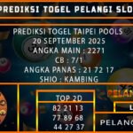 PREDIKSI TOGEL TAIPEI POOLS 20 SEPTEMBER 2025