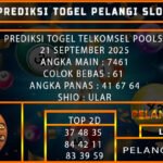PREDIKSI TOGEL TELKOMSEL POOLS 21 SEPTEMBER 2025