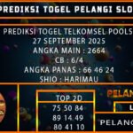 PREDIKSI TOGEL TELKOMSEL POOLS 27 SEPTEMBER 2025