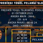PREDIKSI TOGEL TELKOMSEL POOLS 01 OKTOBER 2025