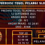 PREDIKSI TOGEL TELKOMSEL POOLS 12 SEPTEMBER 2025