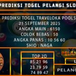 PREDIKSI TOGEL TRAVELOKA POOLS 21 SEPTEMBER 2025