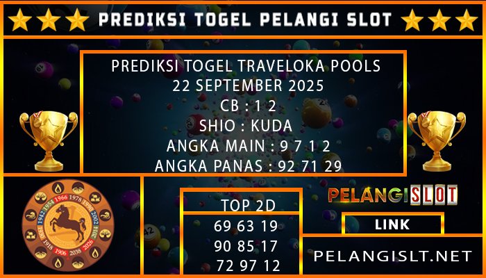 PREDIKSI TOGEL TRAVELOKA POOLS 22 SEPTEMBER 2025