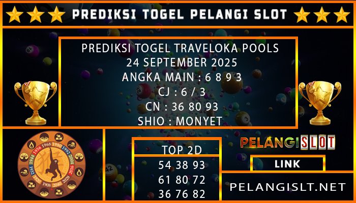 PREDIKSI TOGEL TRAVELOKA POOLS 24 SEPTEMBER 2025