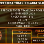 PREDIKSI TRAVELOKA POOLS 25/SEPTEMBER/2025