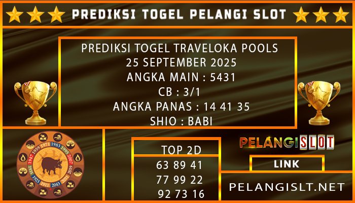 PREDIKSI TRAVELOKA POOLS 25/SEPTEMBER/2025