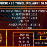 PREDIKSI TOGEL TRAVELOKA POOLS 13 SEPTEMBER 2025
