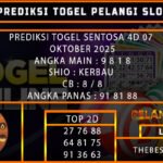 PREDIKSI TOGEL SENTOSA 4D 07