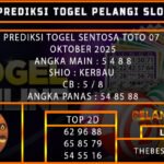 PREDIKSI TOGEL SENTOSA TOTO 07