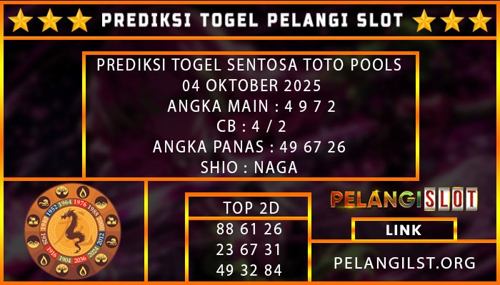 PREDIKSI SENTOSATOTO POOLS 04/OKTOBER/2025
